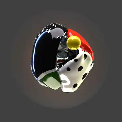Timid steps - 3D sculpture