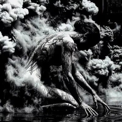 Ink-Stained Contemplation