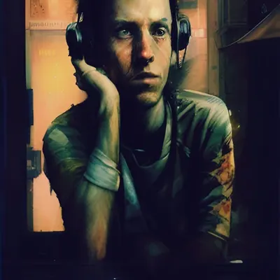 Hiding in my headphones