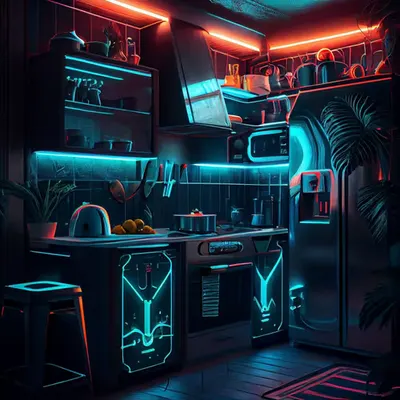 Cyber Flat-Kitchen #1/50