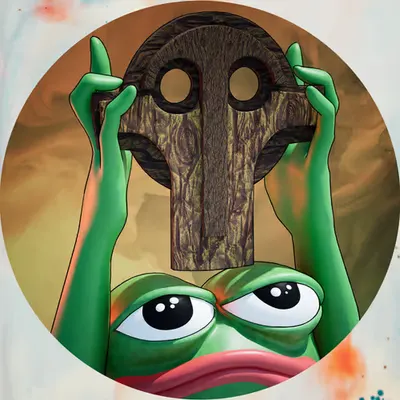 MASK OF PEPE - The Spirit of the Trickster Wood 