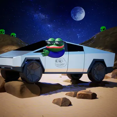 Cybertruck Pepe 