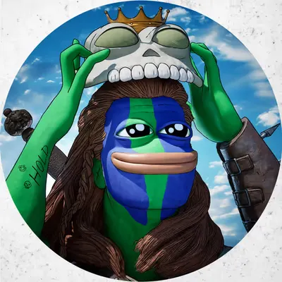 HOLD PEPE SKULL