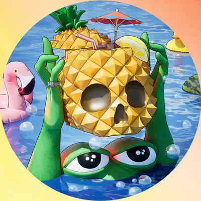 TROPICAL COCKTAIL SKULL 
