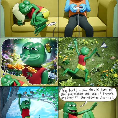 Pepe's Dream of Nature