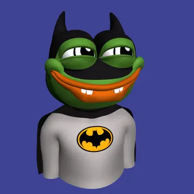 Romantic Dark Knight Pepe 3D