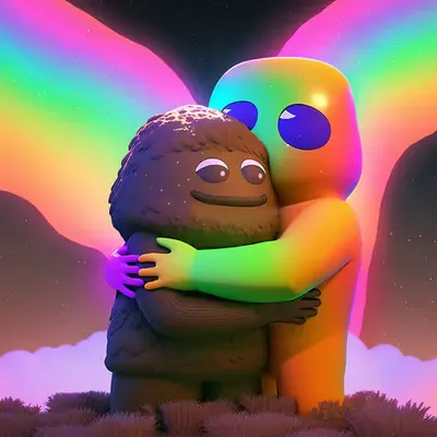 Rainbow Hug #1