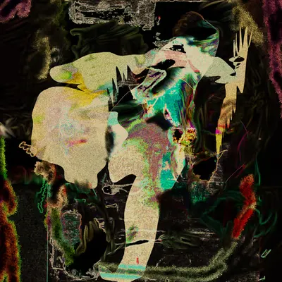 secret dancer finding in the corner of the eye of the day a reason to stay calm while the blade of the final hour of this world or their lives makes a sound like the fall of a concrete cube in the woods #1/100