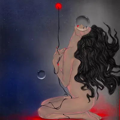Floating in Birth, or disappearing in Death
