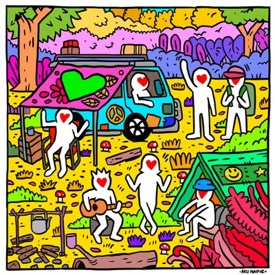 Camping on weekend