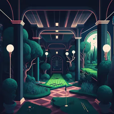 Indoor Golf Course