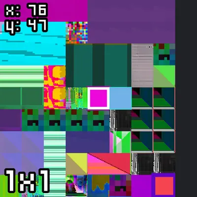 XITY #155 - x:76 y:47 - 1x1