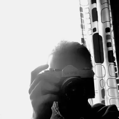 B&W Selfie