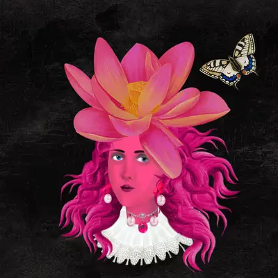 The Rose Quartz Flower Girl