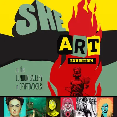 She Art Exhibition Poster