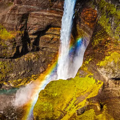 Magic waterfall