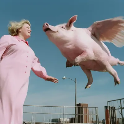 When pigs fly