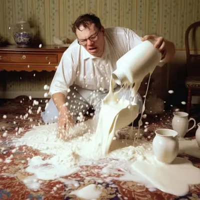 Don't cry over spilled milk