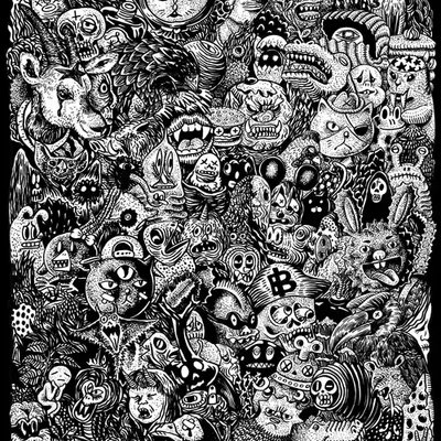 Monster in black hole