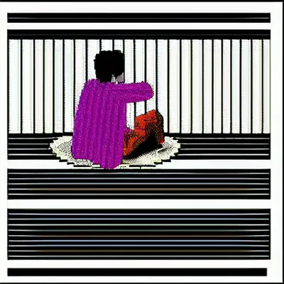 Study for "Bob Sat On A Rug"
