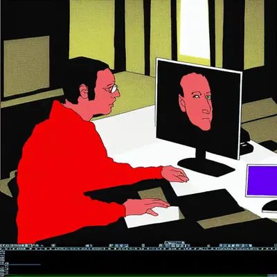 on the computer Ξ one