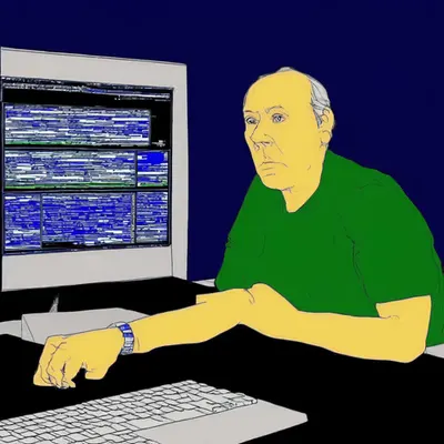 on the computer Ξ two