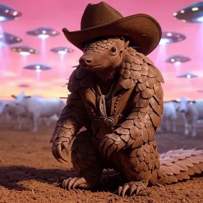 Pangolin Cowboy Possé