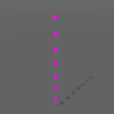 Moving Light Cubes Entrance