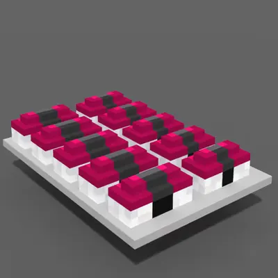 Tuna Sushi plate