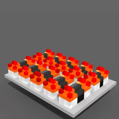 Salmon Sushi Plate