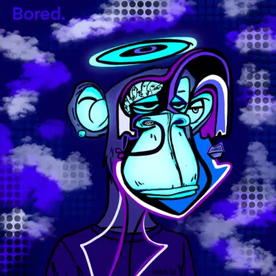 Blue Shroom Ape