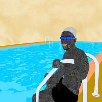 Man in a Pool II