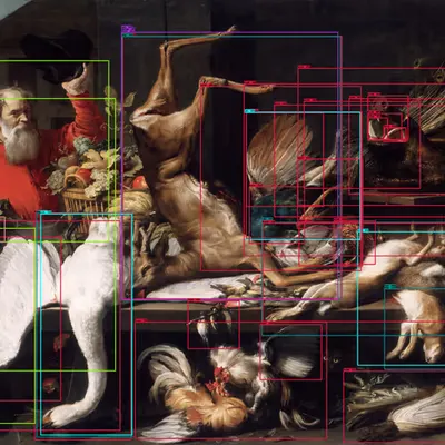 Cybernetic Surveillance: Frans Snyders - Still Life with Dead Game, Fruits, and Vegetables in a Market