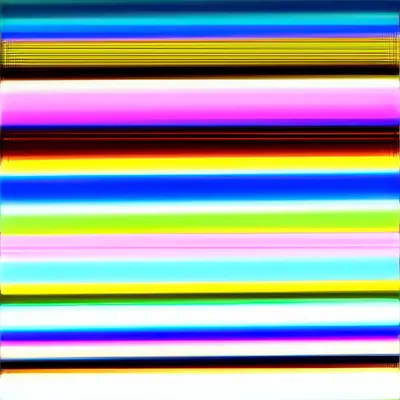 A Colorful Striped Pattern With a White Background (QS 20)