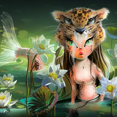 Leopard Hunter Mermaid