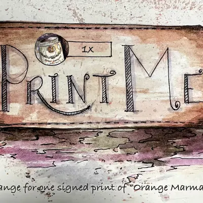 Orange Marmalade Print Pass