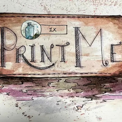 Drink Me - Print Pass