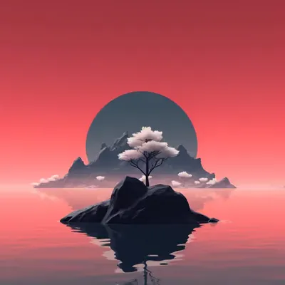 red and lonely