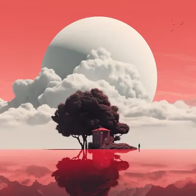 red and lonely