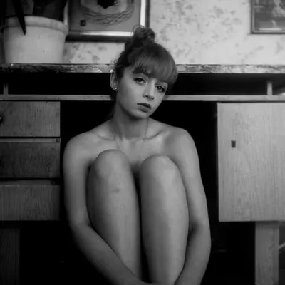 Nude Under the Table - analog 6x6
