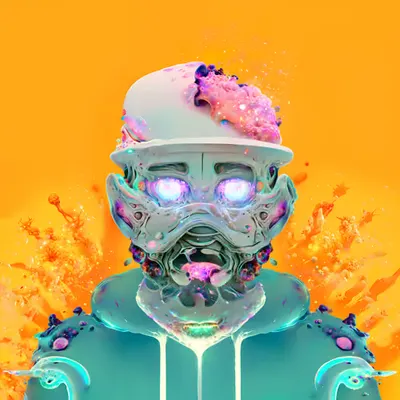 Zombie Moby went to Space