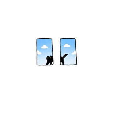  Cats in the window No.16