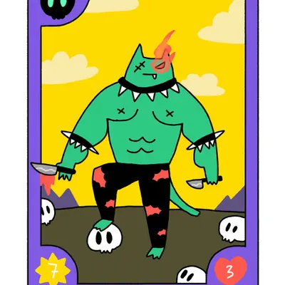 Cats War Card Pack 1 #12