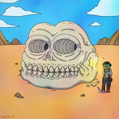 I found a Skull of Pepe 