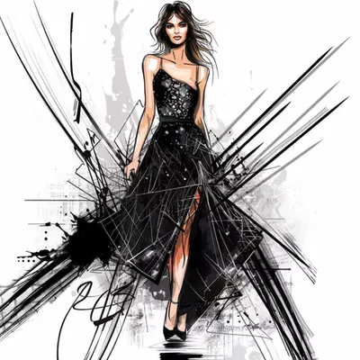 Haute Couture | Black Power Dress