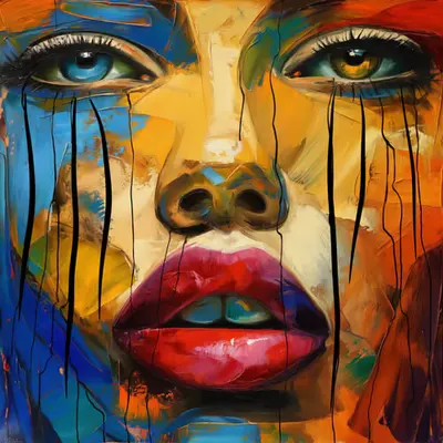 Beautiful faces - Picasso style