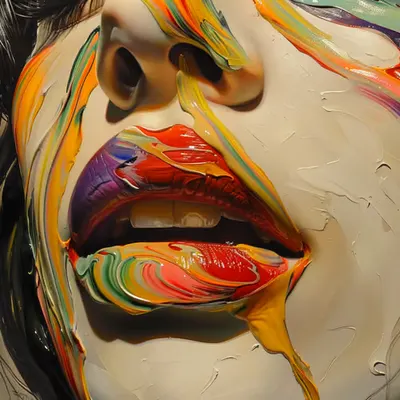 Beautiful faces - Salvador Dali style