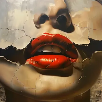 Beautiful faces - Salvador Dali style