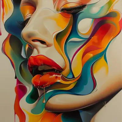 Beautiful faces -  Salvador Dali style
