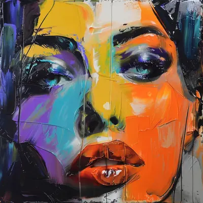 Beautiful faces - Andy Warhol style